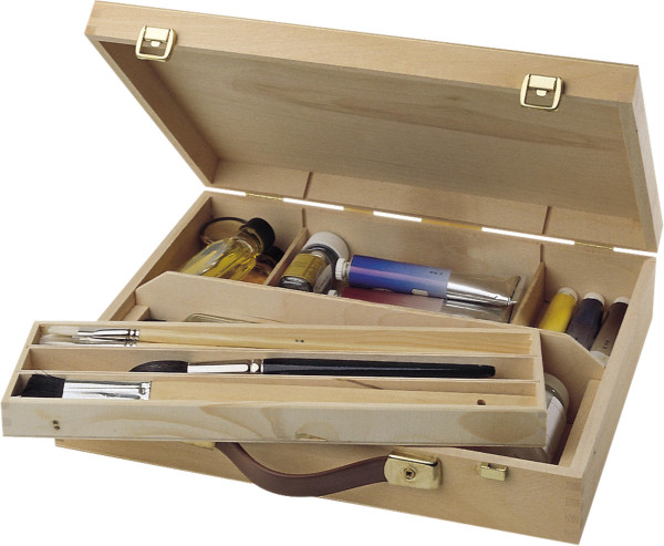 boesner Coffret en bois avec manche