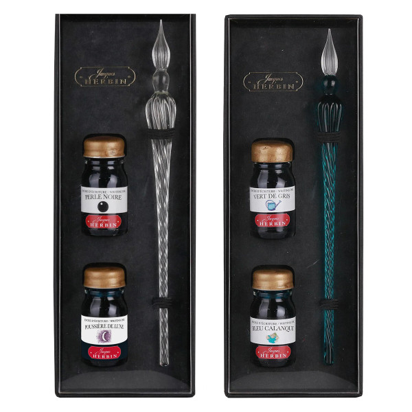 Herbin Glasfeder Set