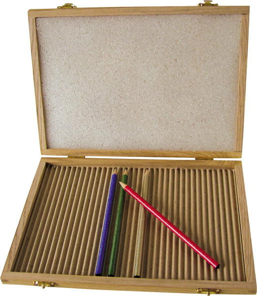 boesner Coffret en bois pour crayons