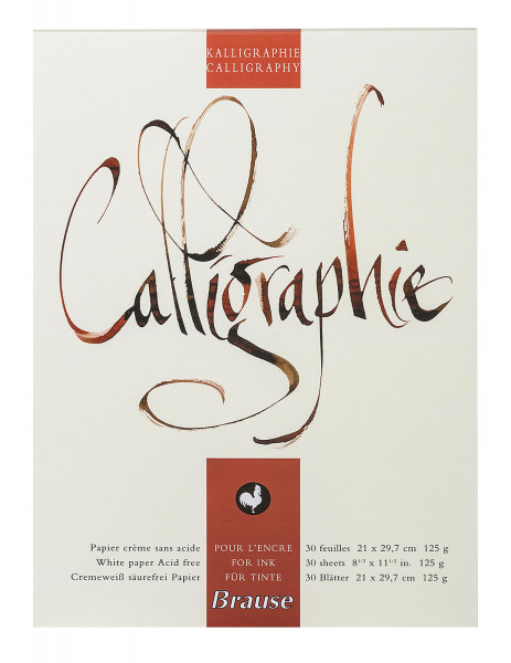 Brause Bloc de calligraphie