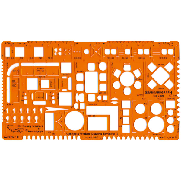 Standardgraph Gabarit II plans d'architecte
