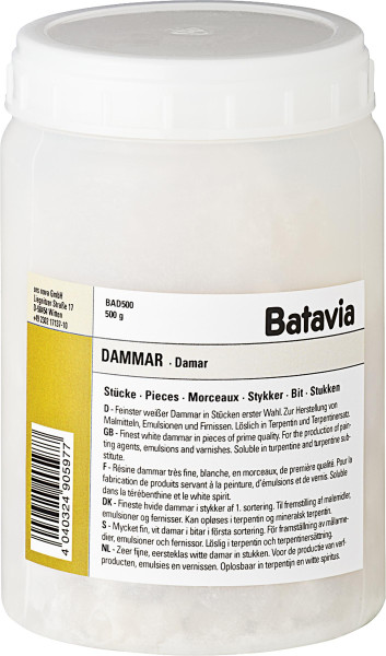Batavia Dammar en morceaux