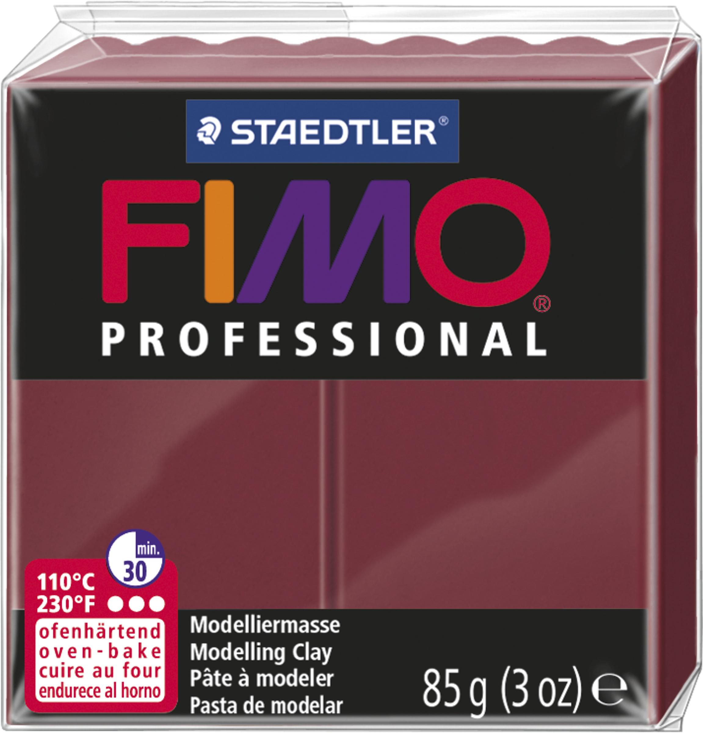 Staedtler Fimo pâte à modeler professionnelle 85 grammes noir