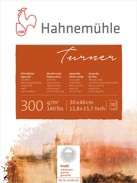 Hahnemühle William Turner Papier aquarelle à la cuve