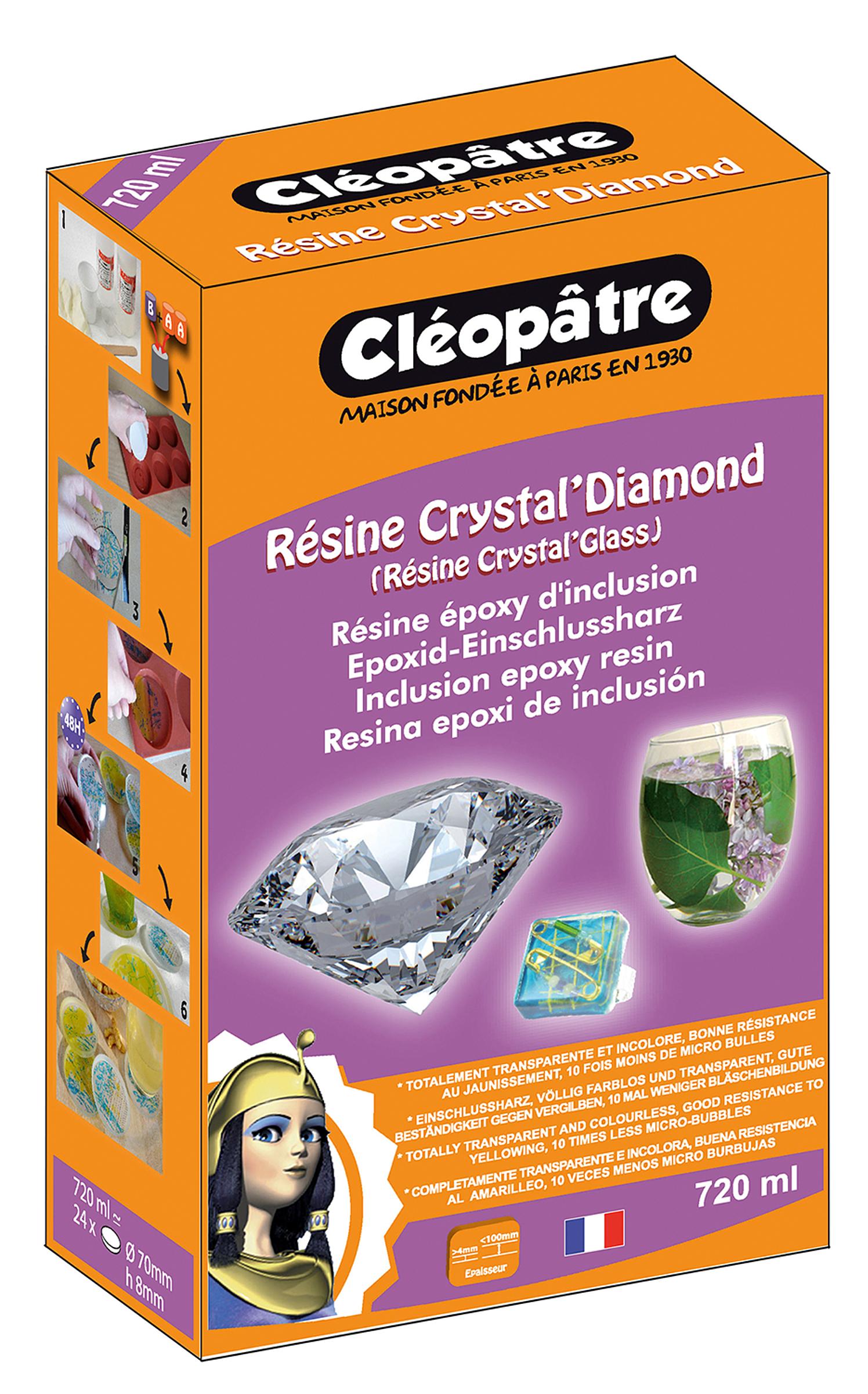 Cléopâtre Résine Crystal' Diamond, boesner Suisse