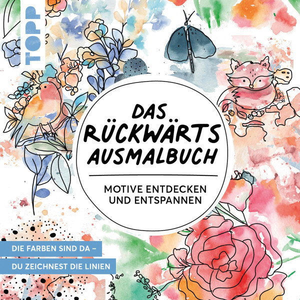 frechverlag Das Rückwärts Ausmalbuch