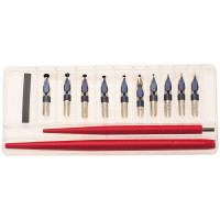 (Hiro) Zierschriftset | Standardgraph Kalligrafiefedern