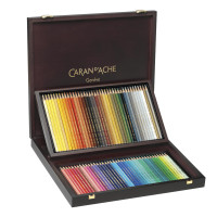 CARAN D'ACHE PRISMALO Aquarelle, Holzkoffer