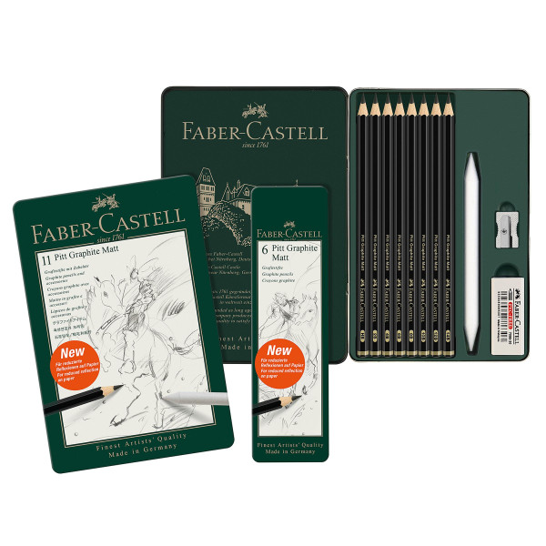 Faber-Castell Set de crayon Pitt Graphite Matt