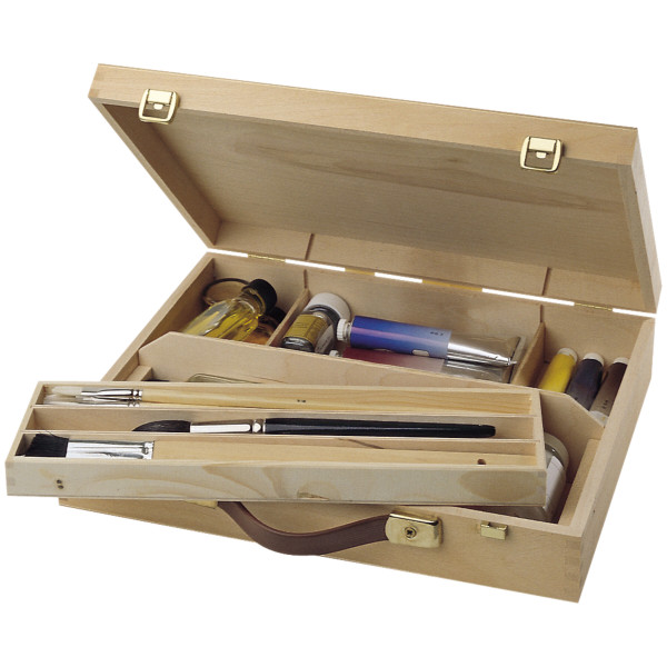 boesner Coffret en bois avec manche