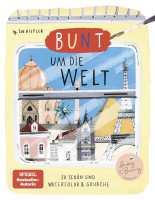 Bunt um die Welt - Gouache u. Aq. | Sue Hiepler, Community Editions