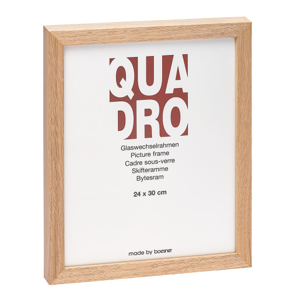 boesner Quadro chêne sous-verre