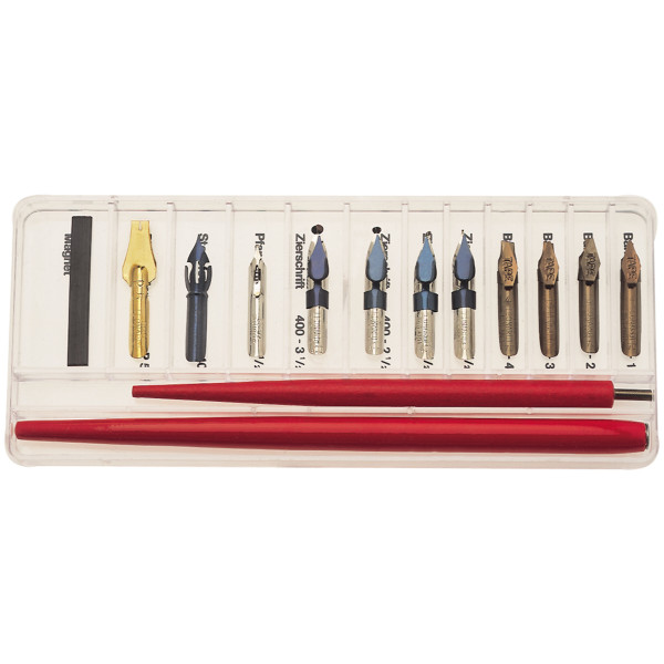 Standardgraph (Hiro) set de plumes scolaires et pour calligraphie