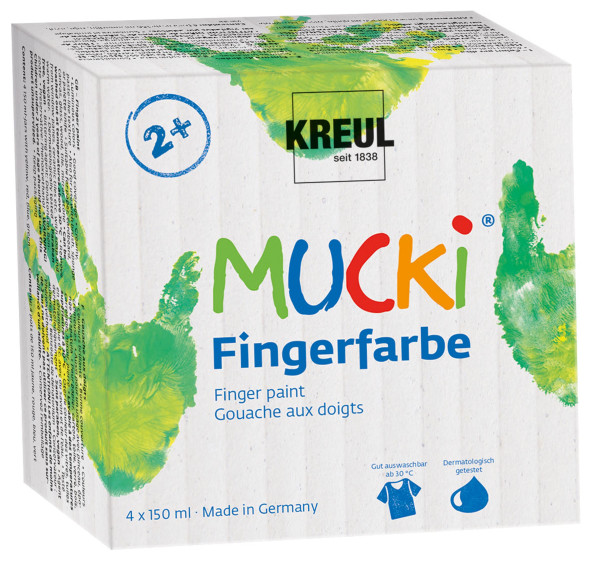 Kreul Kit de peinture au doigt Mucki