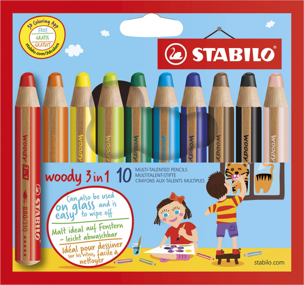 Stabilo® Set dans un étui en carton