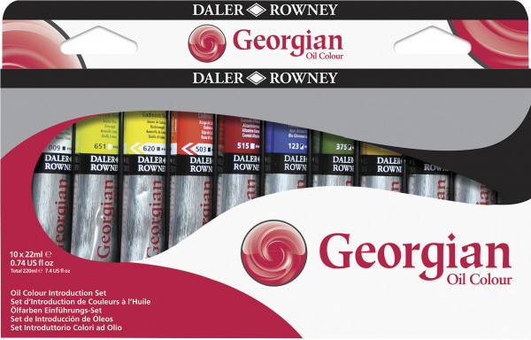 Daler-Rowney – Georgian Set d'introduction de couleurs à l'huile