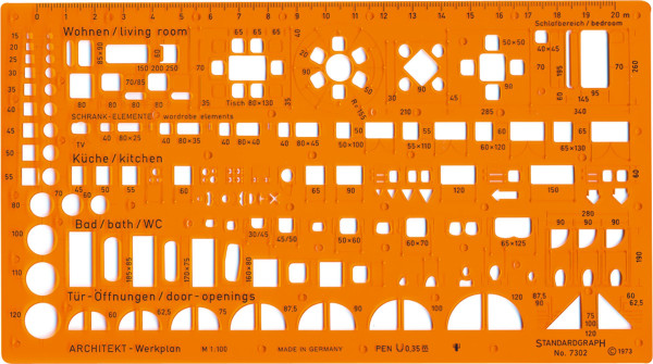 Standardgraph Gabarit pour plans d'architecte