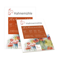 Hahnemühle Echtbütten-Aquarellblock | 200 g/m², matt + rau