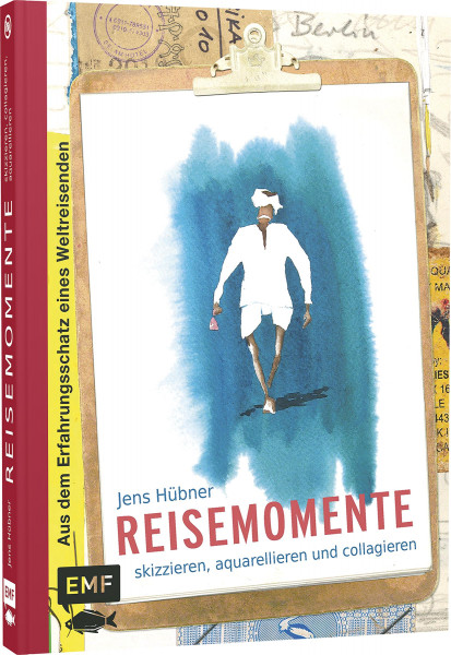 Boesnertest Reisemomente skizzieren, aquarellieren und collagieren