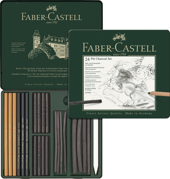 Faber-Castell Pitt Monochrome set de fusains