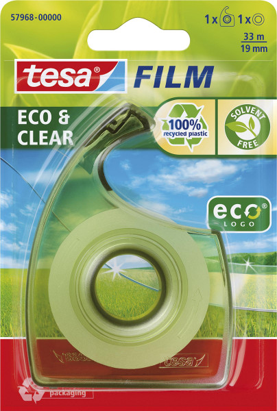 Tesa® Tesafilm eco & clear Dérouler manuel