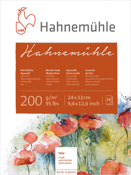 Hahnemühle Echtbütten-Aquarellblock