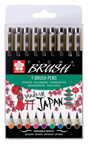 Sakura Pigma Brush-Set