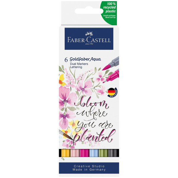 Faber-Castell Goldfaber Aqua Dual Marker 6er-Themenset