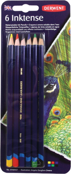 Derwent Inktense Tintenstift-Set | 6 Stifte