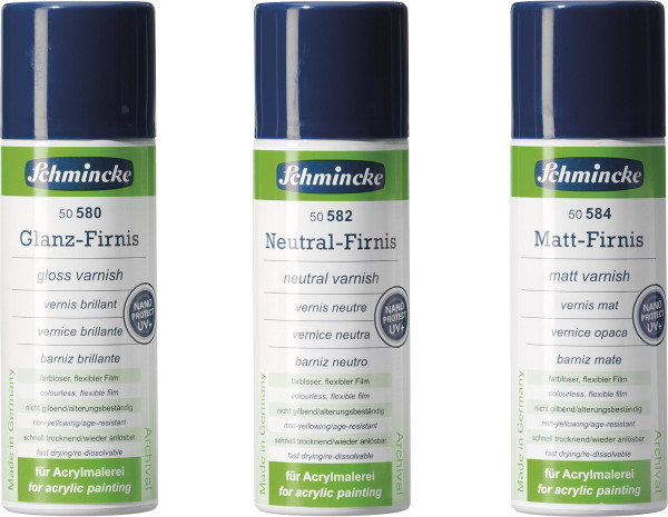 Schmincke Vernis neutre et brillant avec protection UV