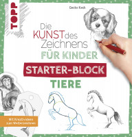 Die Kunst des Zeichnens für Kinder: Starter-Block Tiere (Gecko Keck) | frechverlag