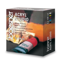 boesner Acryl Studio-Set | 5x 100 ml
