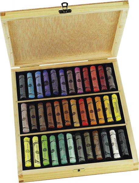 Sennelier Ecu Künstler-Softpastell-Set im Holzkoffer