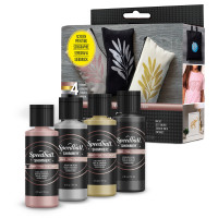 Speedball Opaque Farbic Screen Printing Ink Shimmer-Set