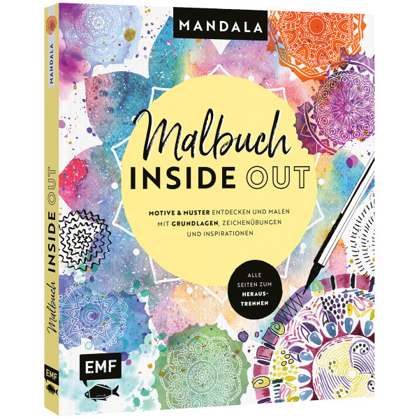 Edition Michael Fischer Malbuch Inside Out: Watercolor Mandala