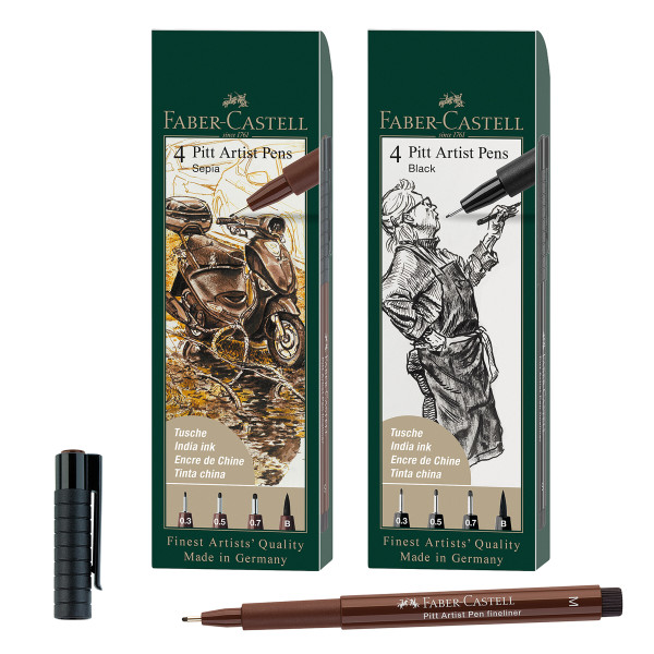 Faber-Castell Pitt Artist Pen Fineliner-Set