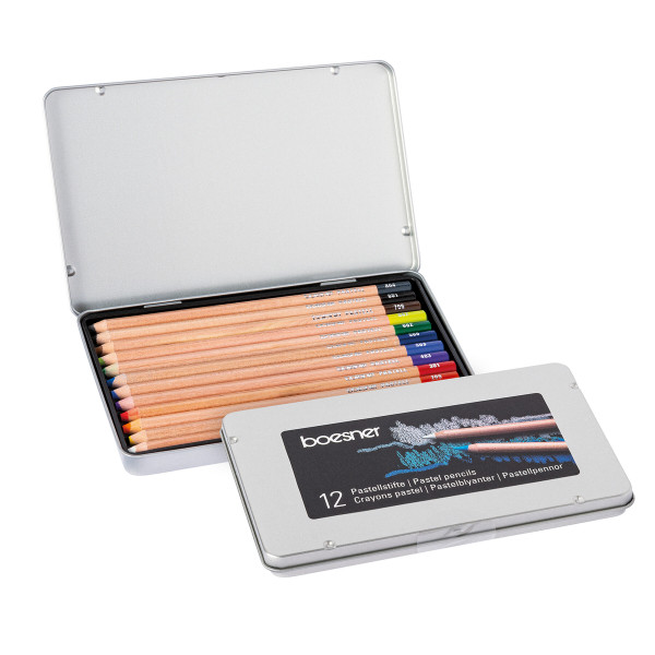 boesner Set de crayons pastel